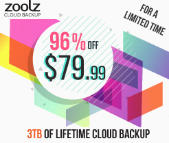 ZOOLZ 3TB Storage Lifetime 96% OFF